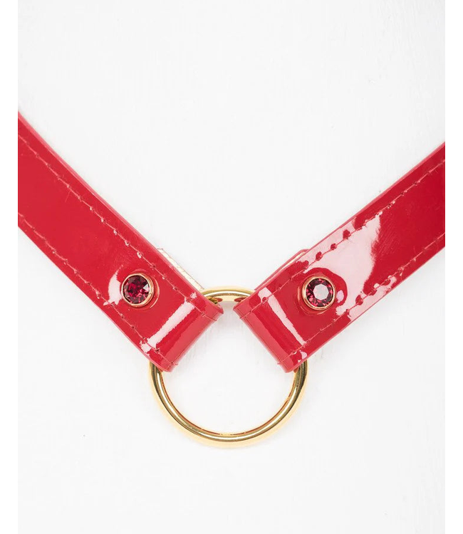 Red Hot Collar with Swarovski® Red Siam Crystals