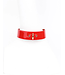 Roja Lead | Red Patent Leather with 24K Gold Chain Trim