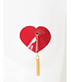 Red Hot Chain Heart Pasties with Swarovski® Crystals