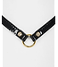 Ritsy Skinny Collar | Black Patent Leather & Swarovski Crystals