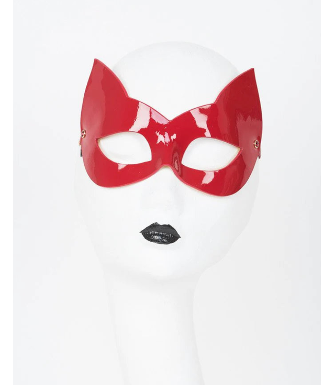 Red Hot Molded Kitten Mask with Swarovski® Crystal