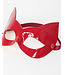 Red Hot Molded Kitten Mask with Swarovski® Crystal