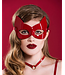 Red Hot Molded Kitten Mask with Swarovski® Crystal