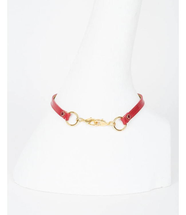 Red Hot Skinny  Collar | Glamour Kink