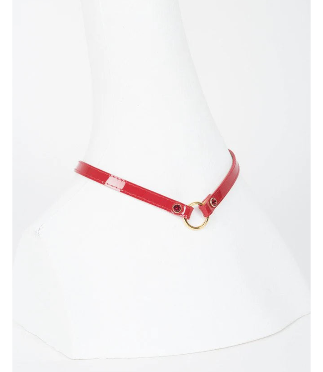 Red Hot Skinny  Collar | Glamour Kink