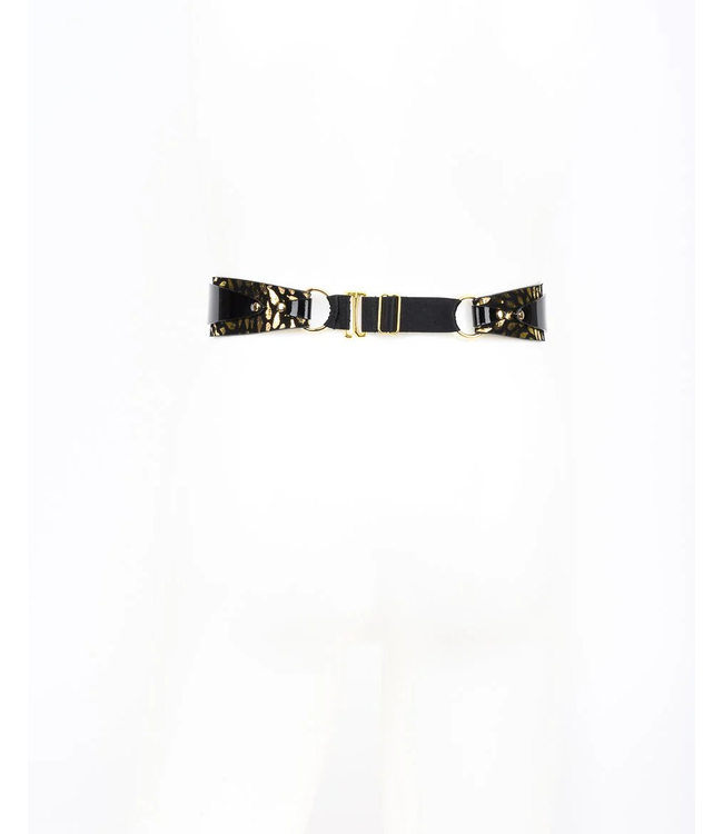 Deluxe Belt | 24K Gold Suede & Satin Bow Luxury Belt