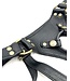 Classic Leather Strapon Harnesses | Brass Hardware
