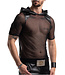 Men’s Sheer Mesh Hooded T-Shirt