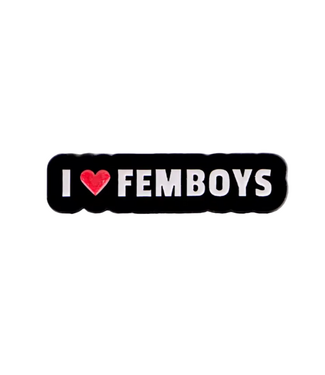 Kulla I love Femboys  Enamel Pin