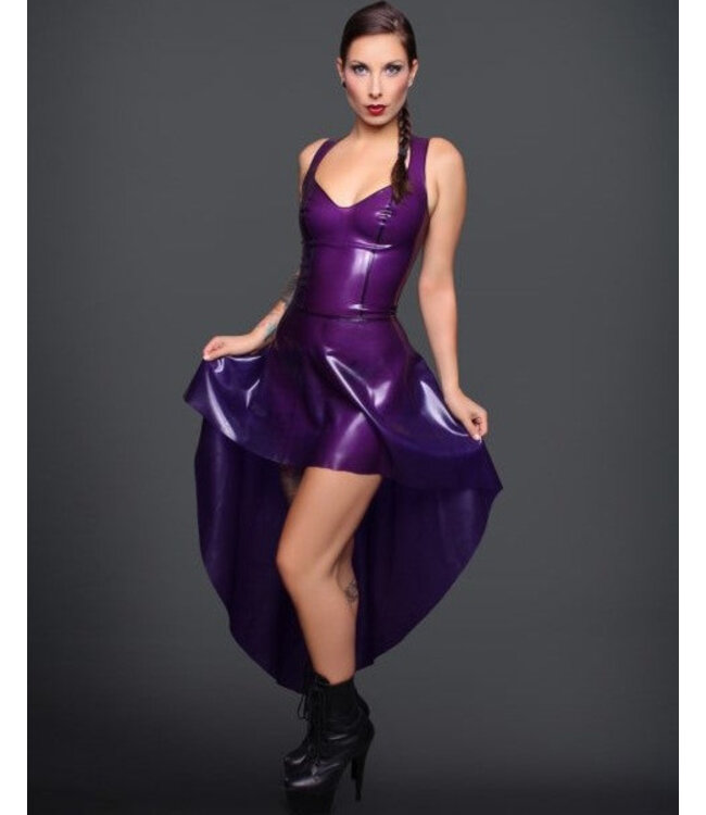 Purple Queen Latex Dress
