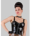 Latex top with adjustable shoulder straps