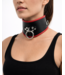 KOOKIE INT'L Leather Posture Collar with O-Ring