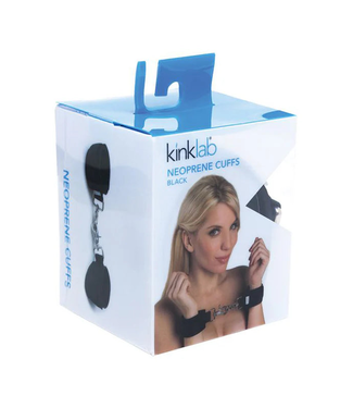 KinkLab Kinklab Neoprene Black on Black Bondage Cuffs
