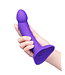 Vibrating Curved Purple Strap-On Play Kit | b-Vibe