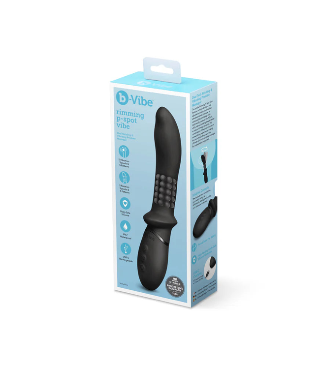 Rimming P-Spot | Dual Rotating & Vibrating Prostate Massager | b-Vibe