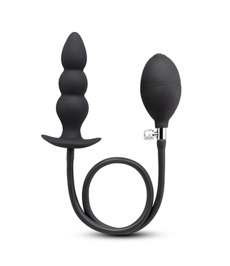 b-Vibe Beaded Inflatable Anal Plug with Hand Pump | b-Vibe