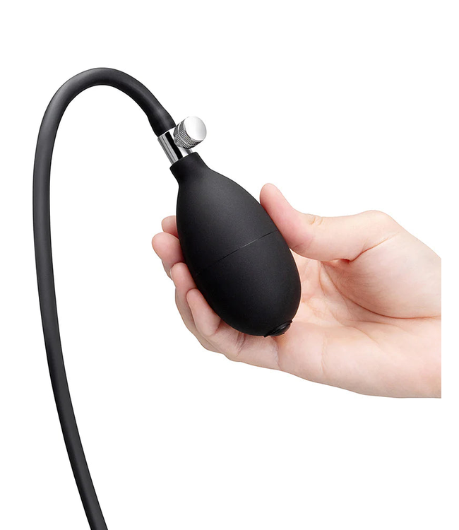 Beaded Inflatable Anal Plug with Hand Pump | b-Vibe