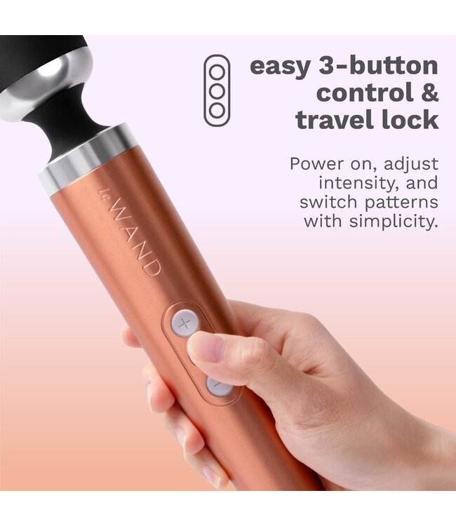 Le Wand Die Cast Rechargeable Wand Massager