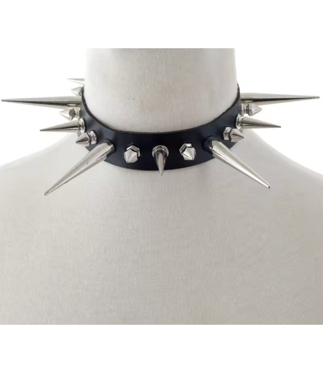 Long Spikes Gothic choker