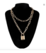 Kulla I am yours choker necklace with a lock