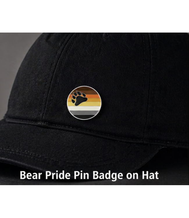 Bear Pride Pin Badge