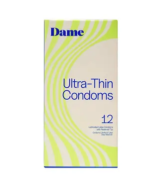 DAME Products Ultra Thin Condoms 12-Pack  | Dame