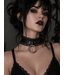 Lace and Leather O-Ring Choker