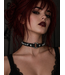 Rhinestone O-Ring Choker