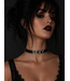 Black Vinyl Name Statement  Choker