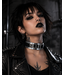 Name chokers with metal plate