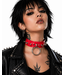 Funk Plus Vinyl Choker with spikes and O ring