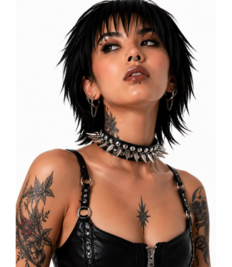 Axovus LLC Choker Full Metal Punk Spikes