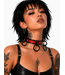 Bondage Collar with Black Loops