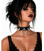 Extra Long Spike Choker with D-Ring