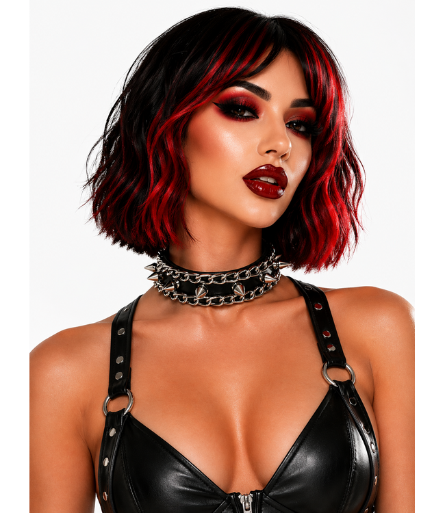 Chain & Spike Choker Collar