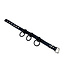 Bondage Collar with Black Loops