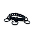 Bondage Collar with Black Loops