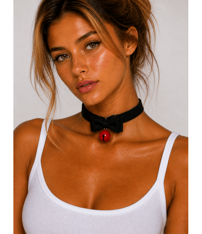 Golden Kitty Cat Bell Collar