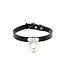Double Ring Leather BDSM Choker