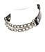 Kinky Leather and Chain Collar
