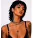 Kinky Leather and Chain Collar