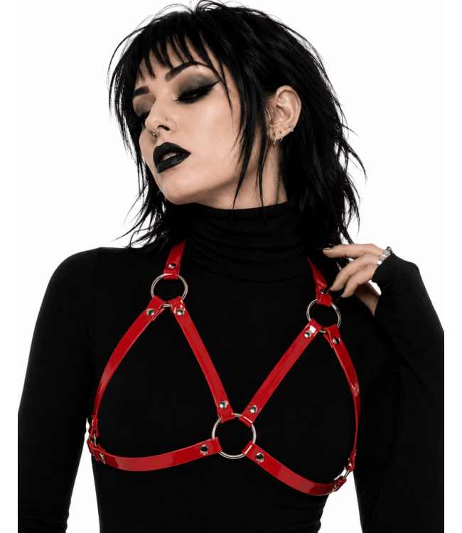 Glossy Bra Body Harness