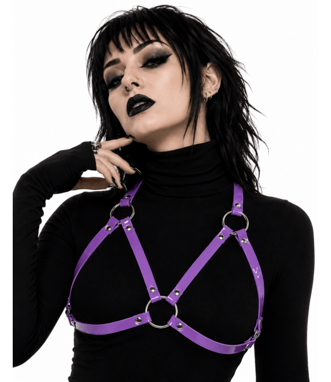 Glossy Bra Body Harness