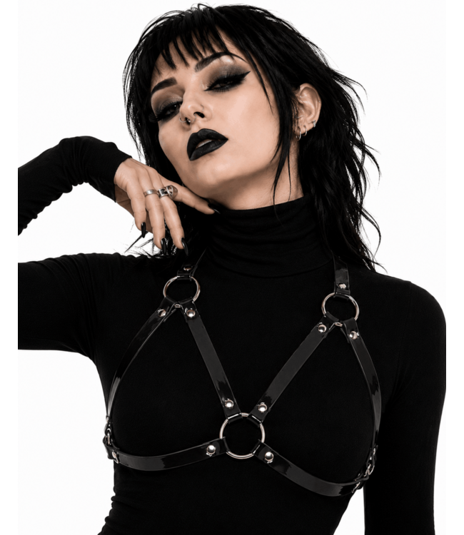 Glossy Bra Body Harness