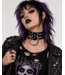O-ring Choker with Layered Strap
