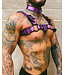 Bright Room Bulldog Leather Harness | Purple