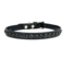 Black Patent Leather Rhinestone Choker