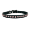 Black Patent Leather Rhinestone Choker