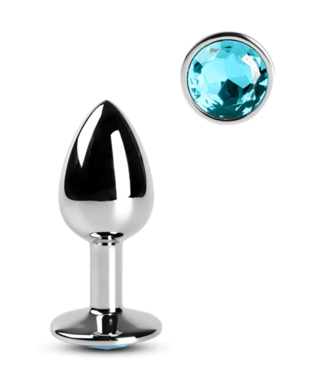 Small Stainless Steel Jewel Butt Plug