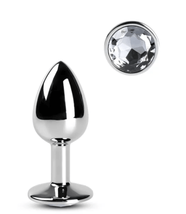 Small Stainless Steel Jewel Butt Plug